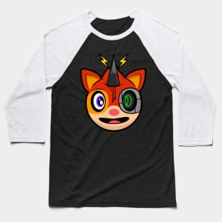 Happy Cyborg Squirrel Oskar Baseball T-Shirt